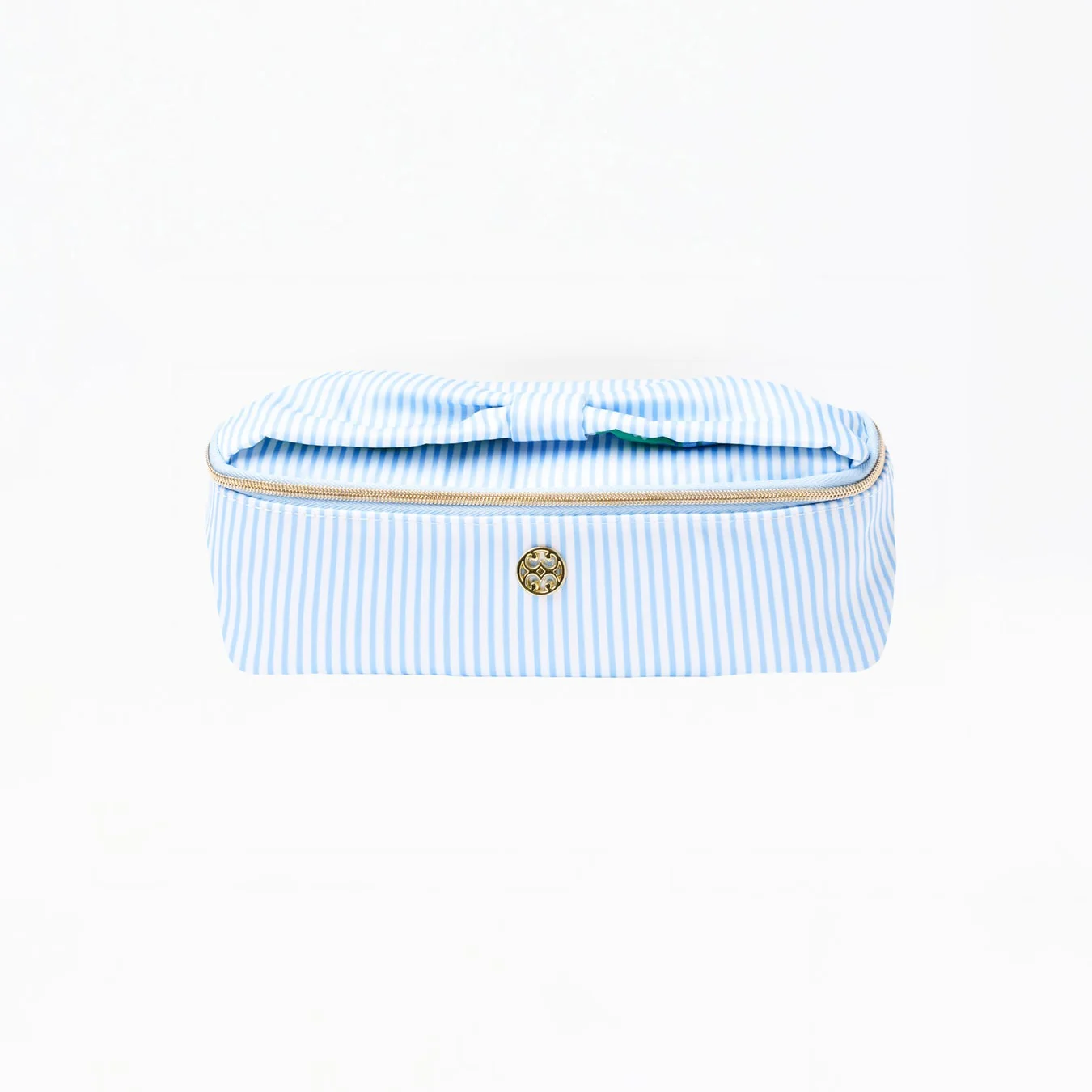Mary Square - Kiss And Makeup Mini Bag, Blue Stripe