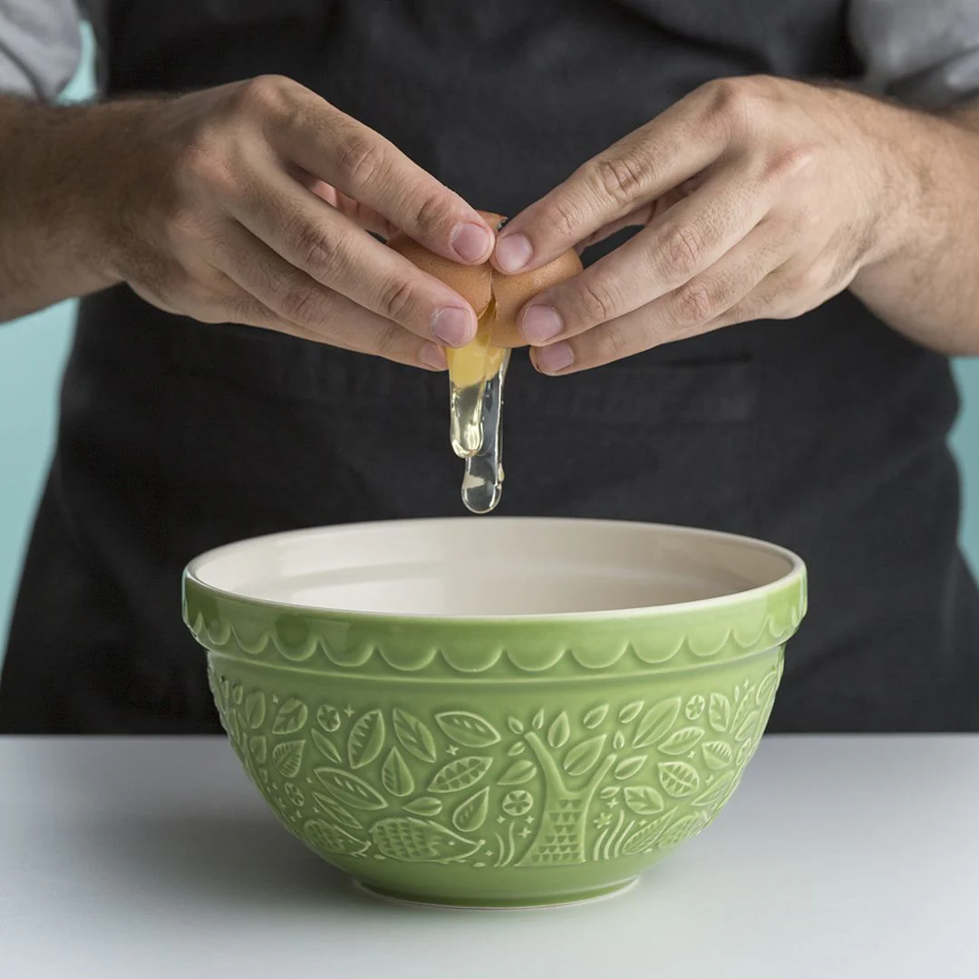 Mason Cash - In the Forest Hedgehog Green Mixing Bowl - Image 3