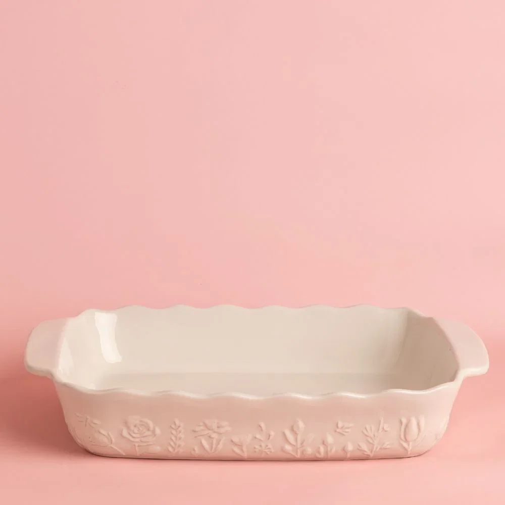 Mason Cash - In the Meadow Cream Rectangle Baker, Large