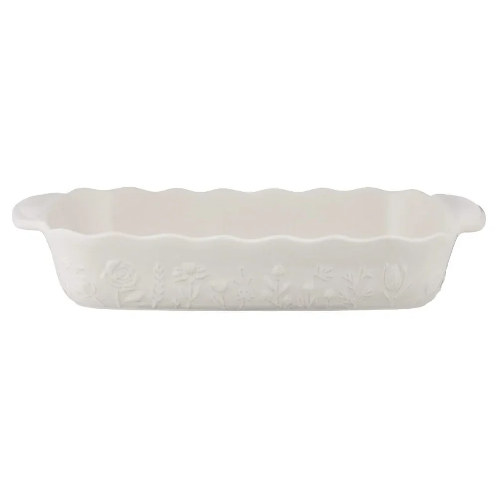 Mason Cash - In the Meadow Cream Rectangle Baker, Large - Image 2