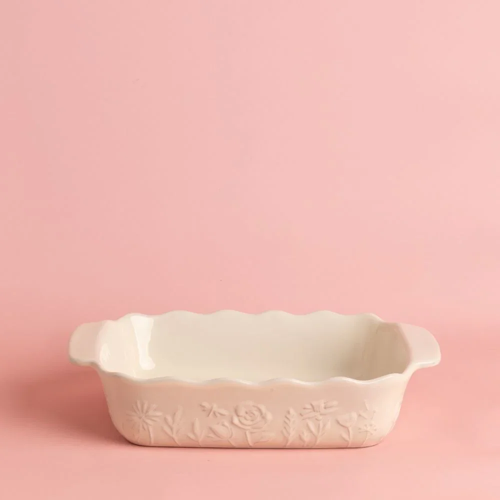 Mason Cash - In the Meadow Cream Rectangle Baker, Medium