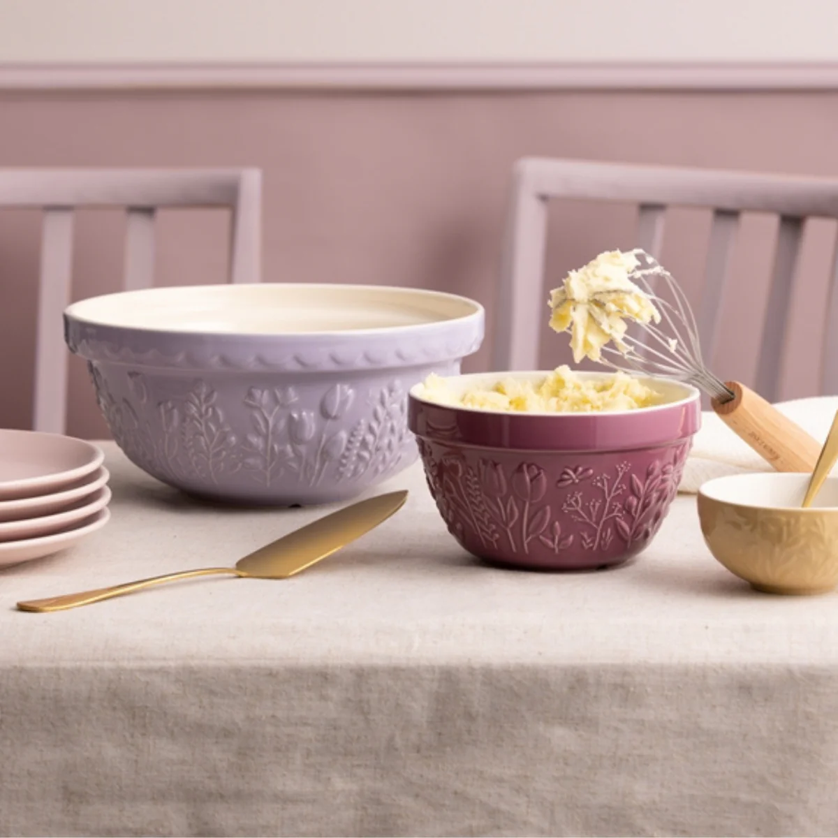 Mason Cash - In the Meadow Purple Floral All Purpose Bowl