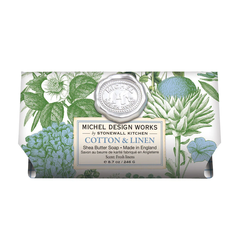 Michel Design Works - Cotton & Linen Shea Butter Bath Soap Bar