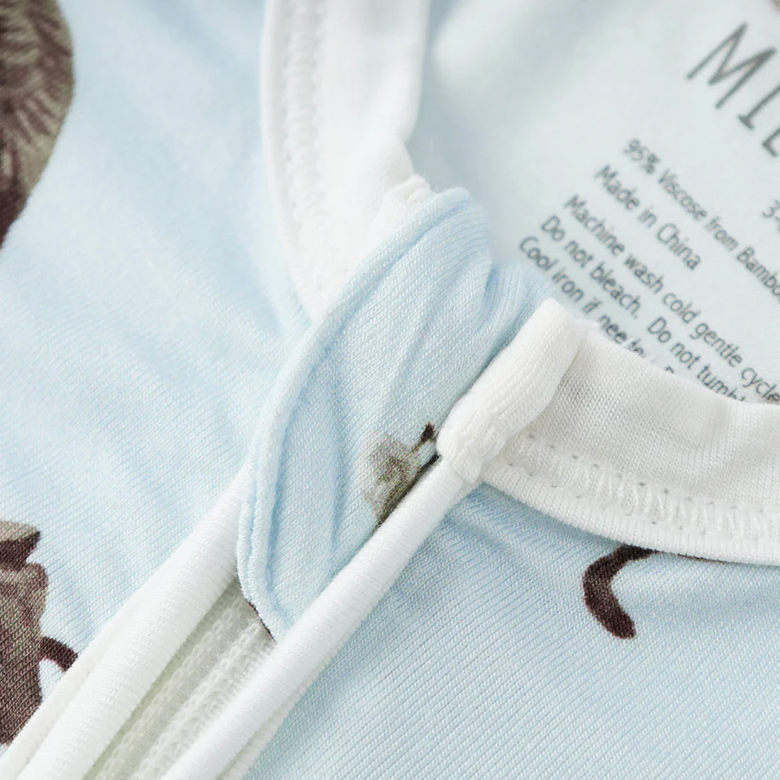 Milkbarn - Bamboo Footed Romper, Goose - Image 6