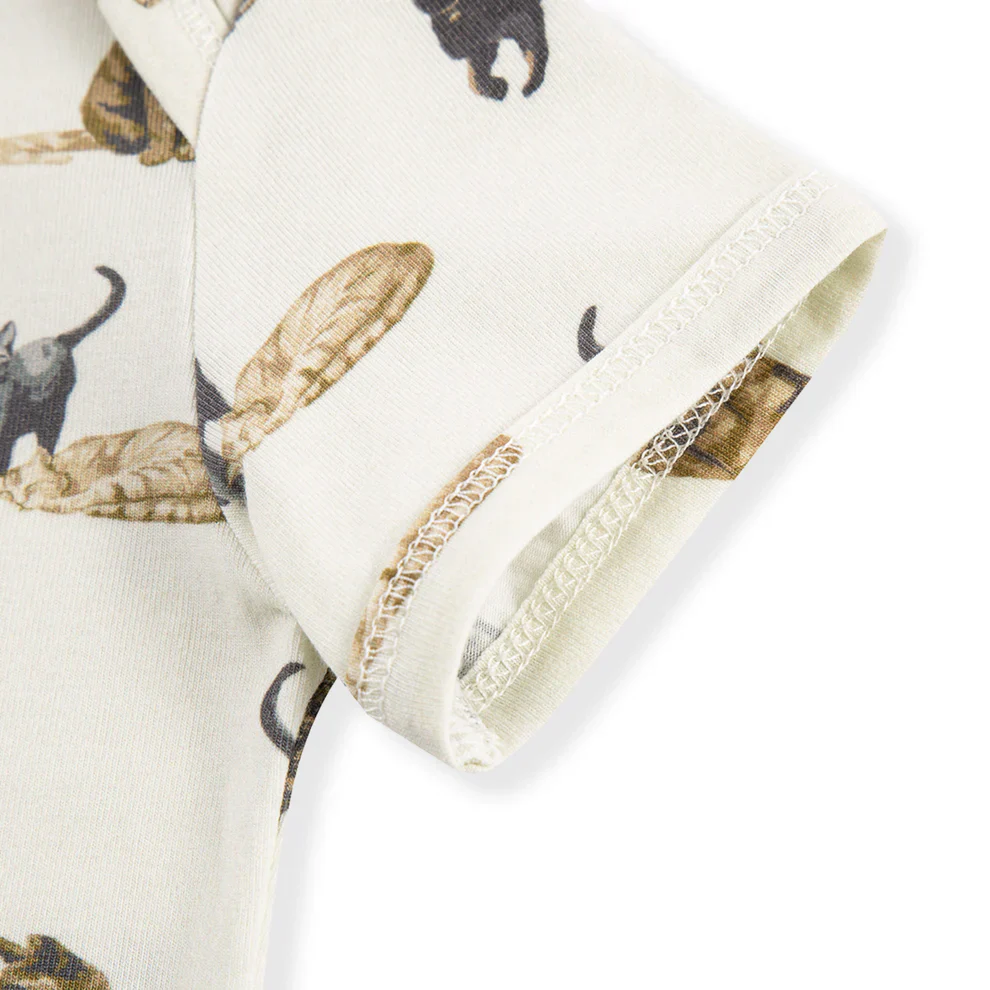 Milkbarn - Cotton One Piece, Cat - Image 4