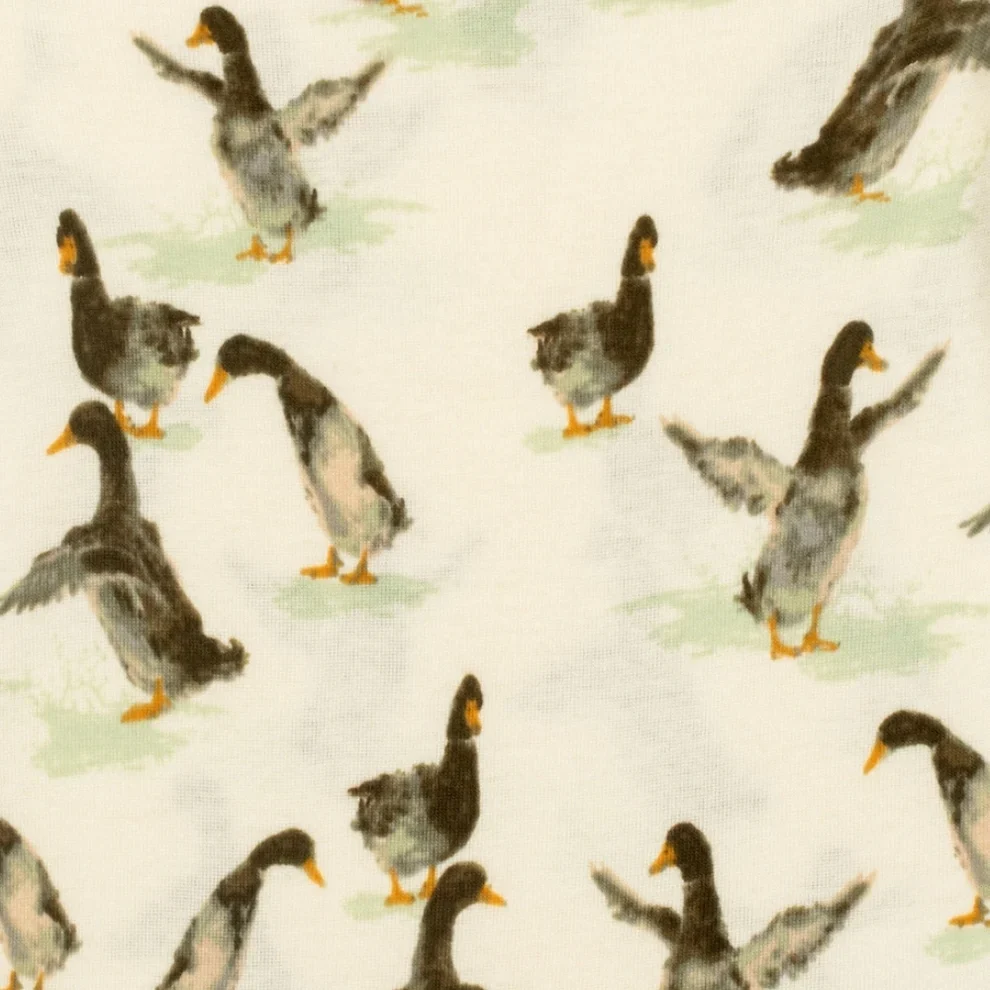 Milkbarn - Cotton One Piece, Duck - Image 2