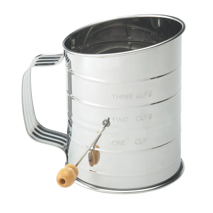 Mrs. Anderson's Baking - Hand Crank Stainless Steel Sifter