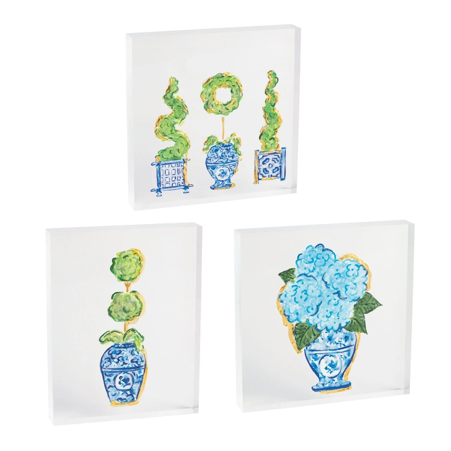 Mud Pie - Acrylic Topiary Plaque