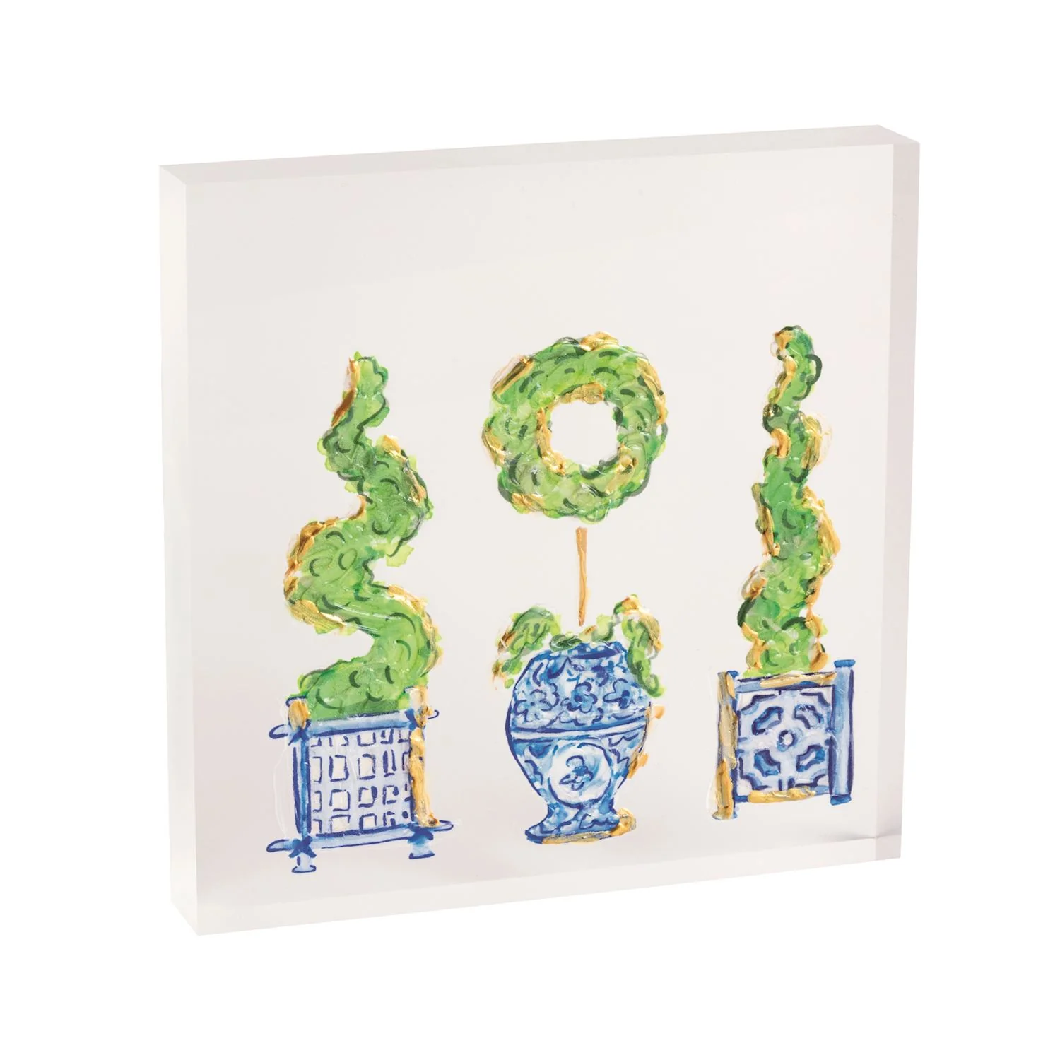 Mud Pie - Acrylic Topiary Plaque - Image 4