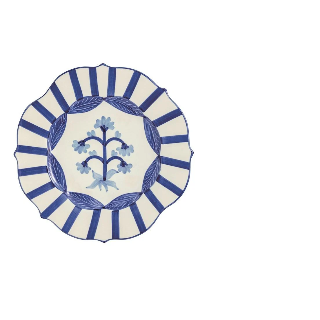 Mud Pie - Blue Floral Round Platter - Image 3