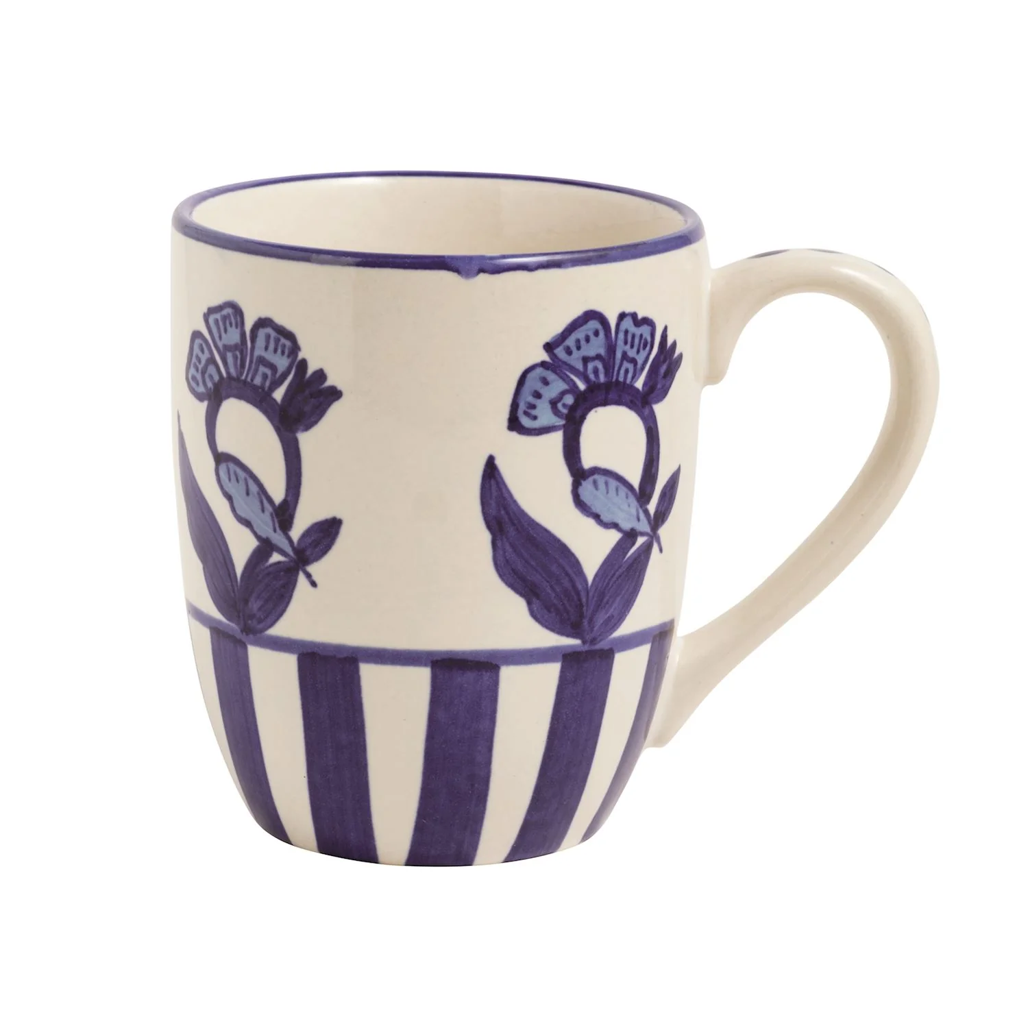 Mud Pie - Blue Flower Mug - Image 5