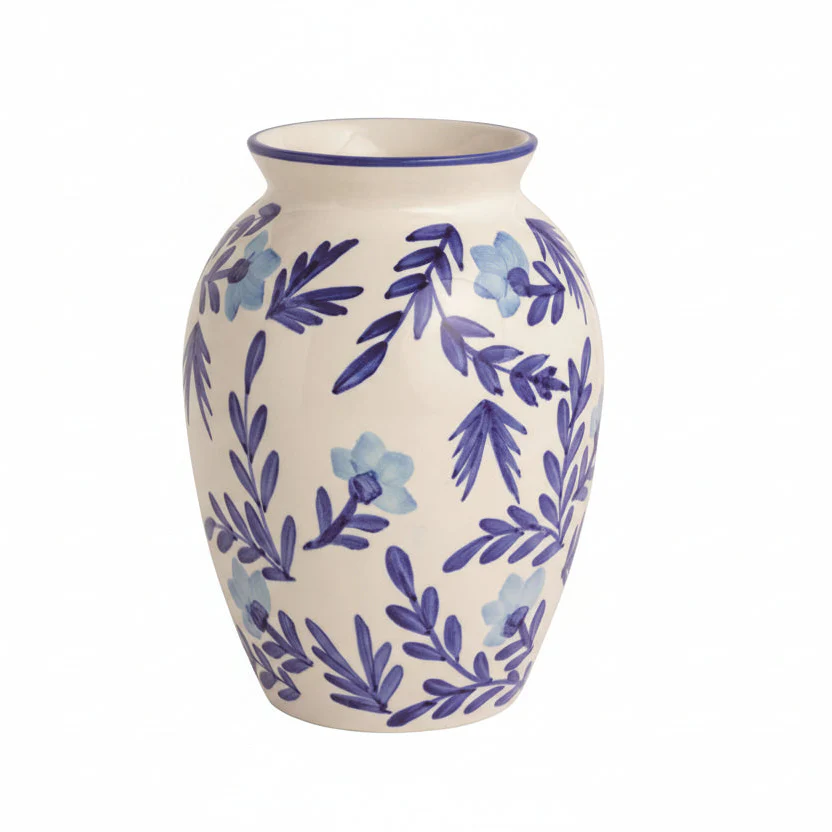 Mud Pie - Blue Vine Vase - Image 3