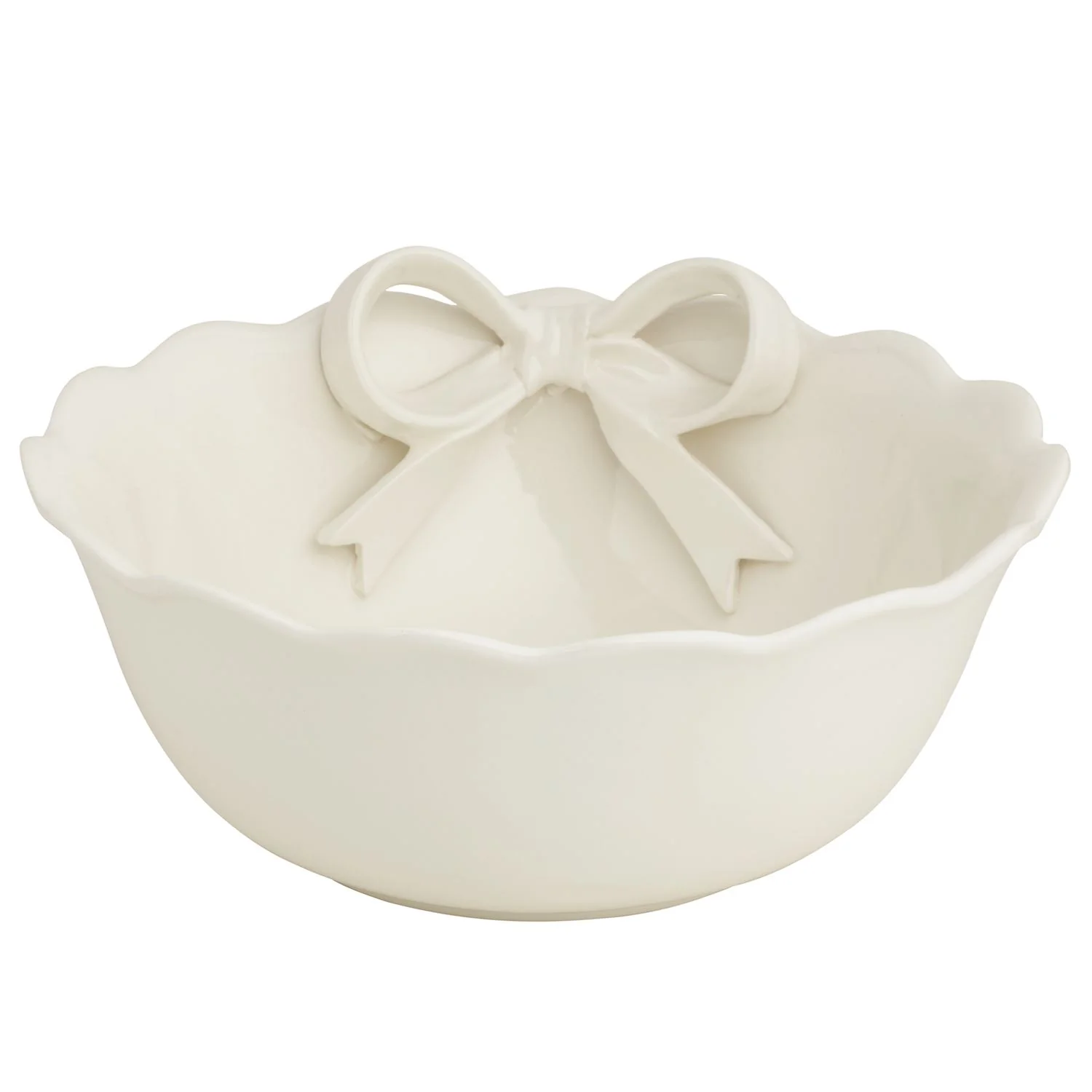 Mud Pie - Bow Serving Bowl - Image 2