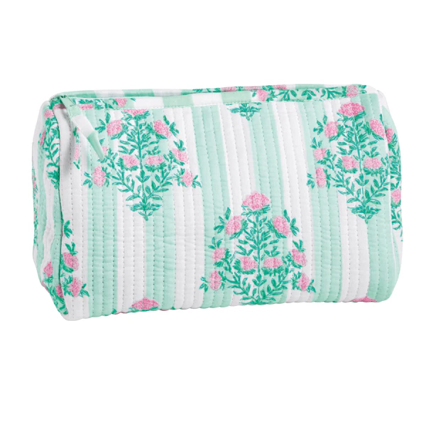 Mud Pie - Dahlia Block Print Carry-All Case - Image 3