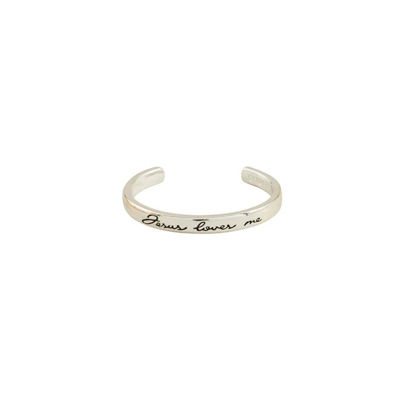 Mud Pie - Jesus Loves Me Cuff Bracelet - Image 3