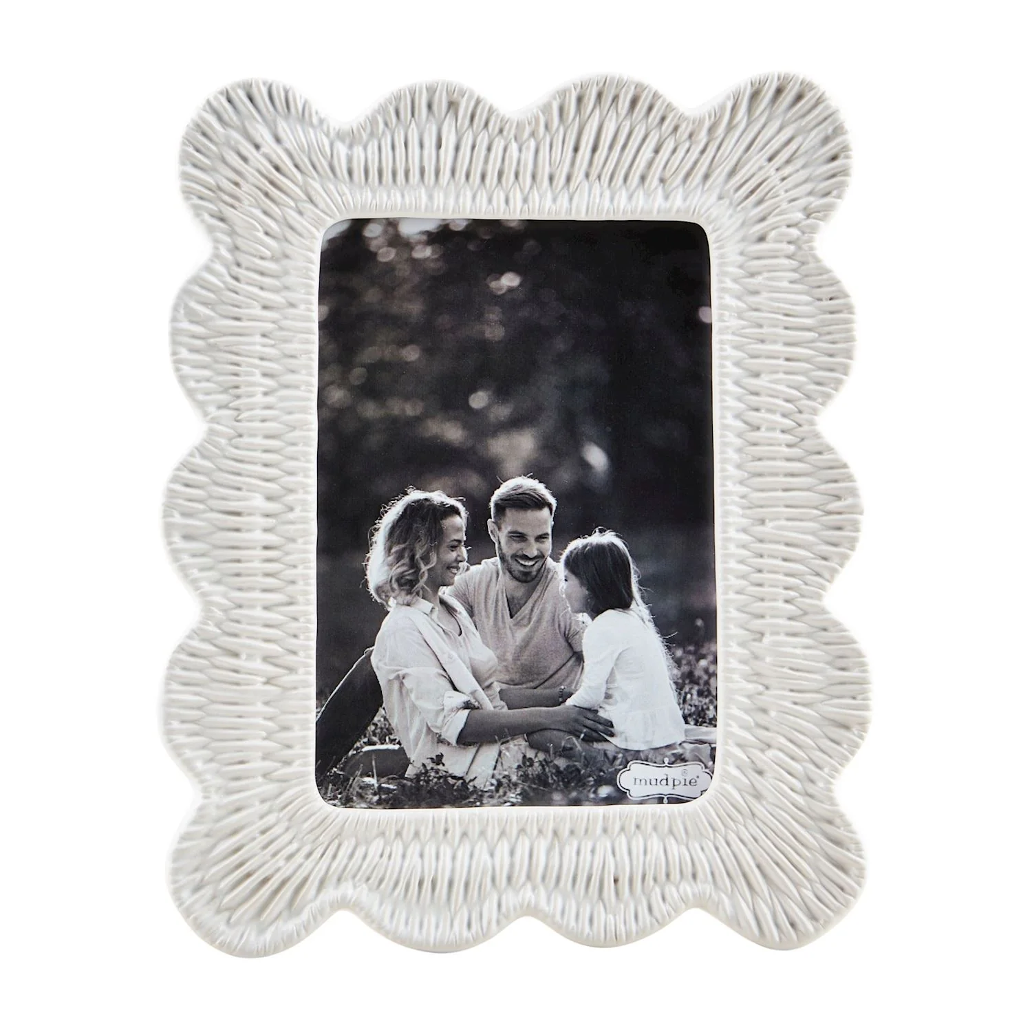 Mud Pie - Woven Ceramic Frame - Image 3