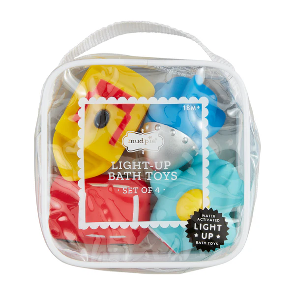 Mud Pie - Light-Up Transportation Rubber Bath Toys - Image 3