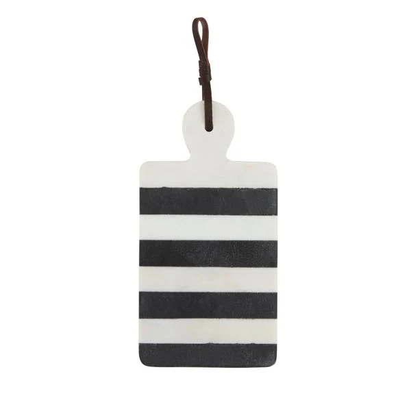 Mud Pie - Mini Marble Black & White Check Board - Image 4