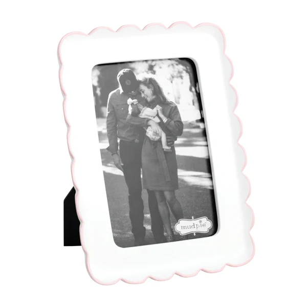 Mud Pie - Scalloped Edge Frame - Image 4
