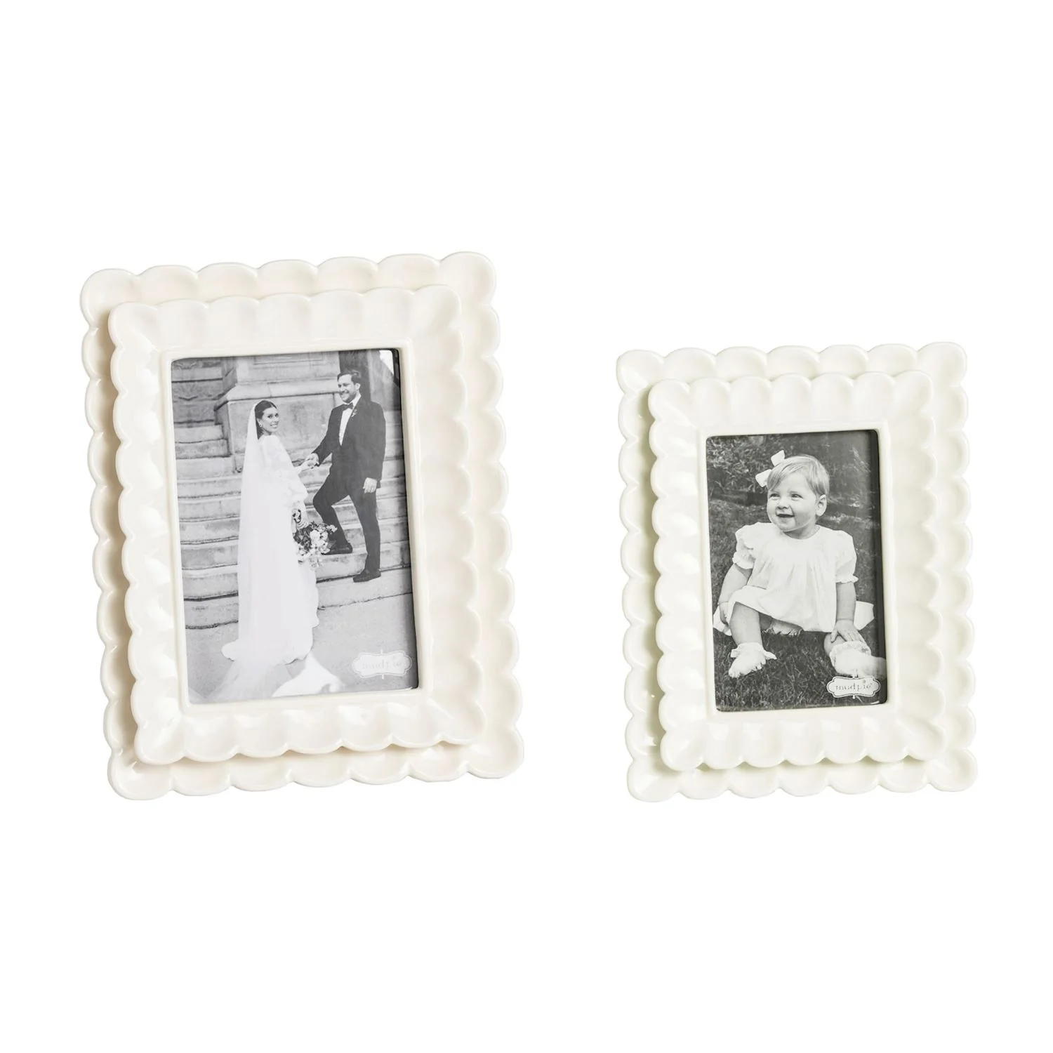Mud Pie - Scalloped Frame - Image 2