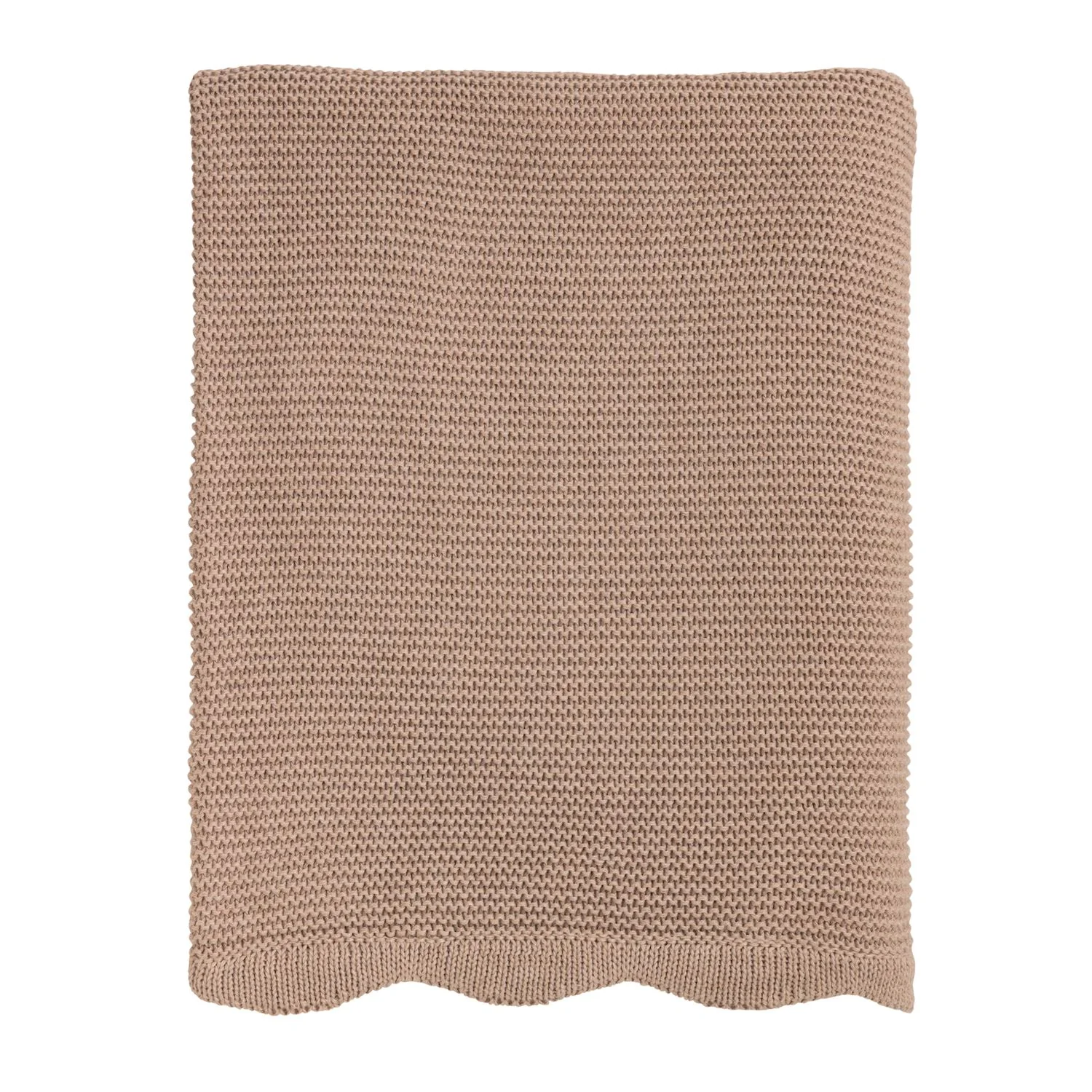 Mud Pie - Scalloped Throw Blanket - Image 4