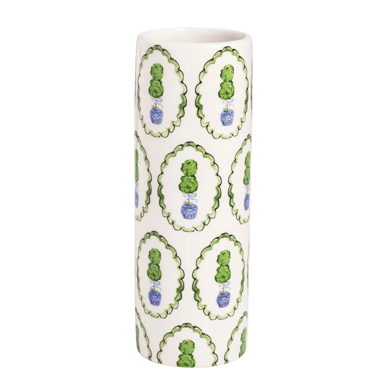 Mud Pie - Topiary Patterned Bud Vase - Image 7