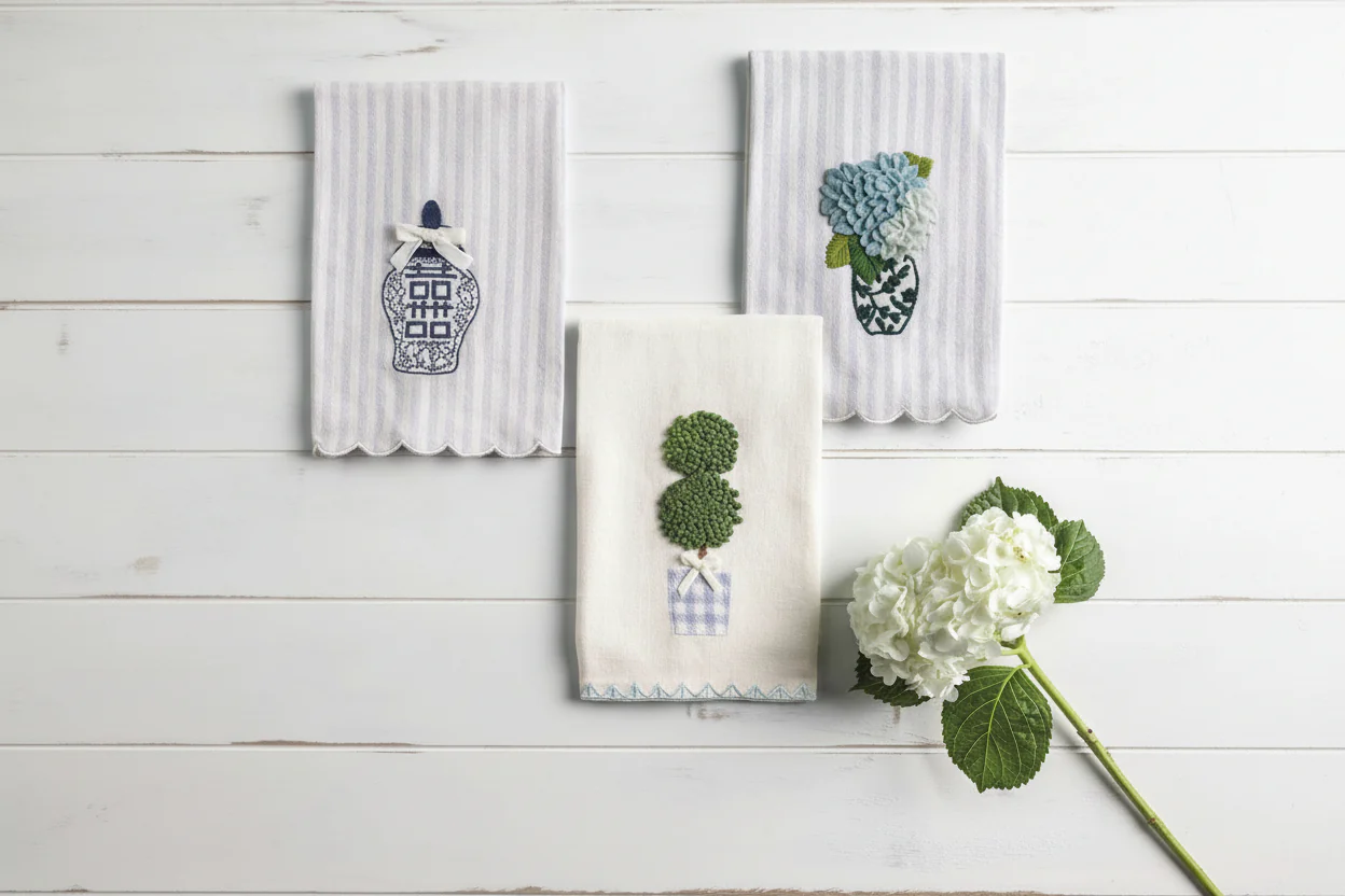 Mud Pie - Topiary Tea Towel