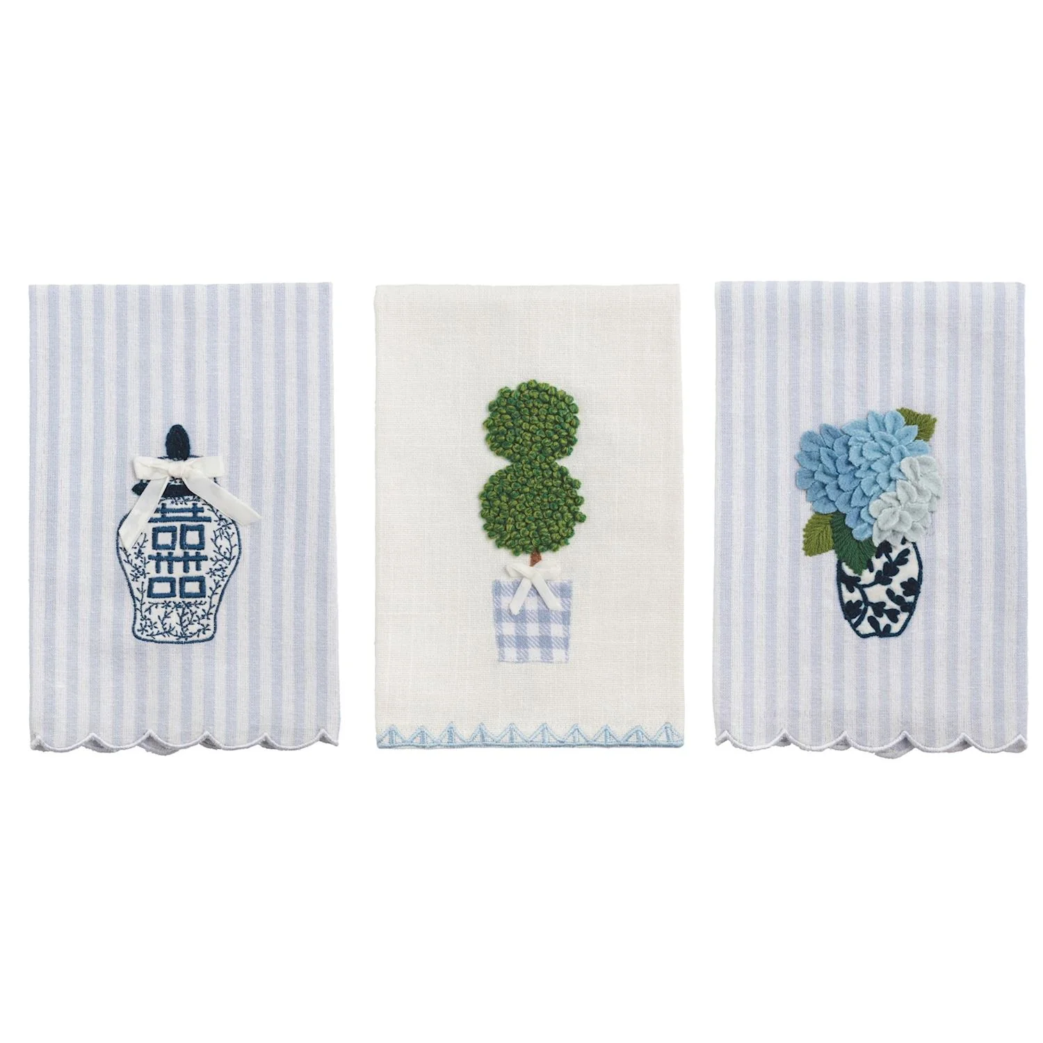 Mud Pie - Topiary Tea Towel - Image 2