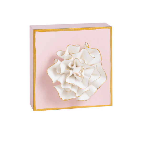 Mud Pie - Flower Plaque - Image 3