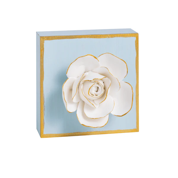 Mud Pie - Flower Plaque - Image 4