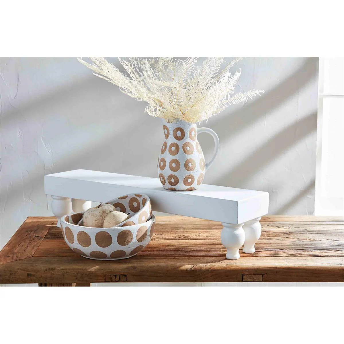 Mud Pie - White Footed Board