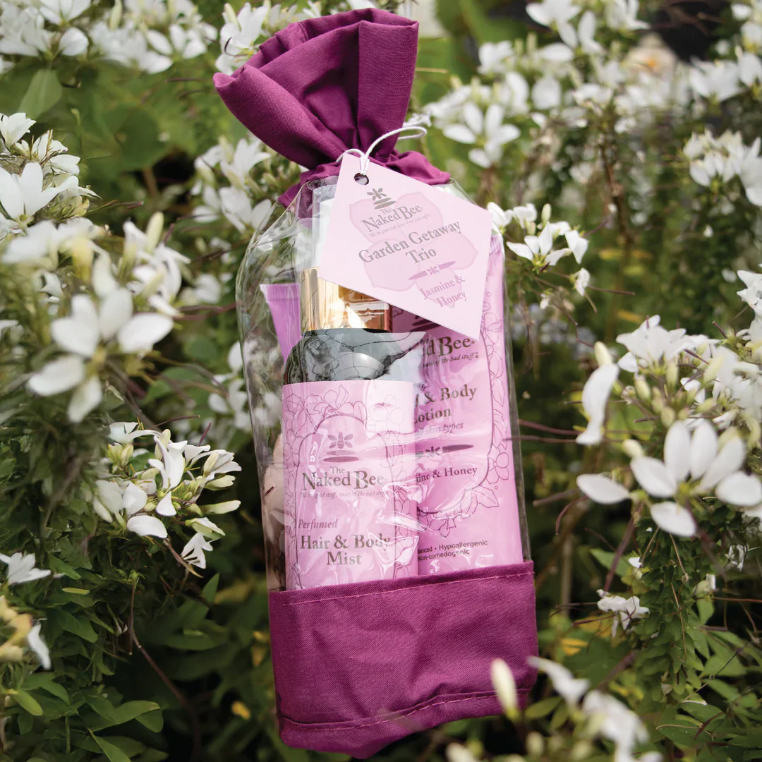 Naked Bee - Jasmine & Honey Garden Getaway Trio