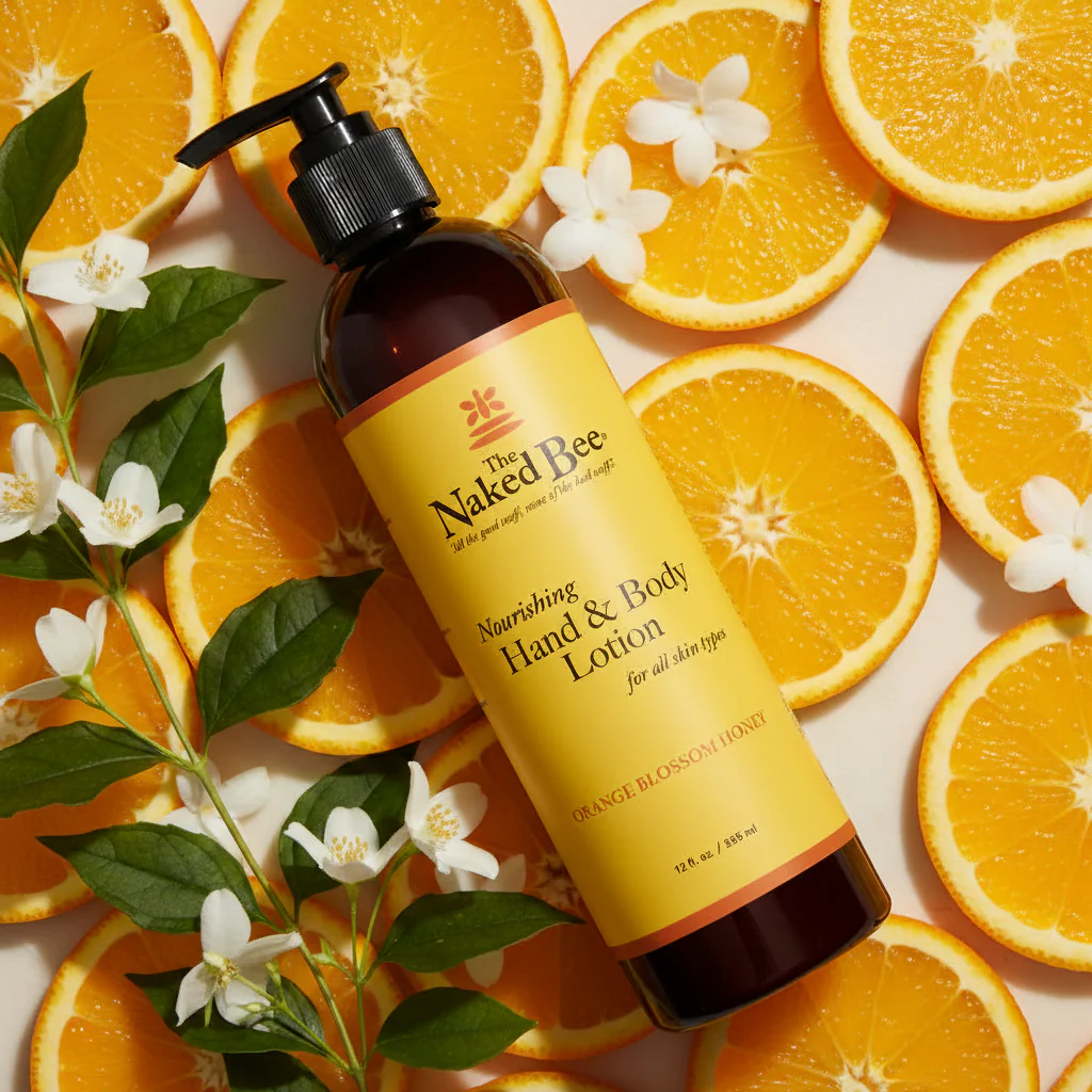 Naked Bee - Orange Blossom Honey Hand & Body Lotion, 12 Ounce