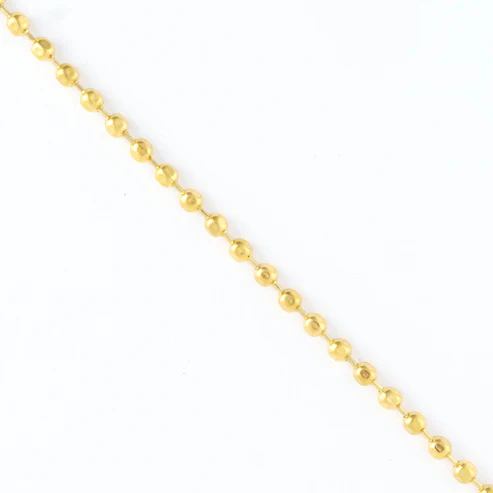Narelle - Waterproof Ball Chain Necklace, Gold - Image 3