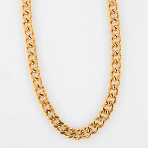Narelle - Waterproof Chunky Chain Necklace, Gold