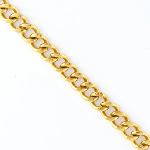 Narelle - Waterproof Chunky Chain Necklace, Gold - Image 3