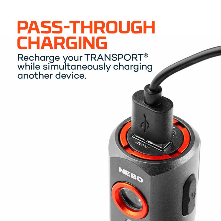 Nebo - Transport 400 RC 2-in-1 Car Charger and Flashlight - Image 6