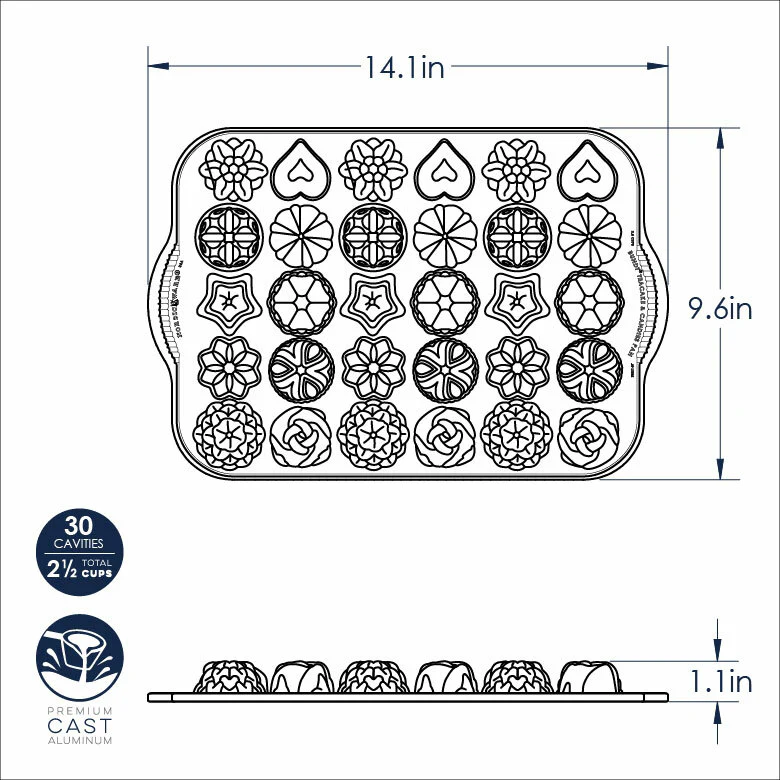 NordicWare - Bundt® Tea Cakes and Candies Pan - Image 3