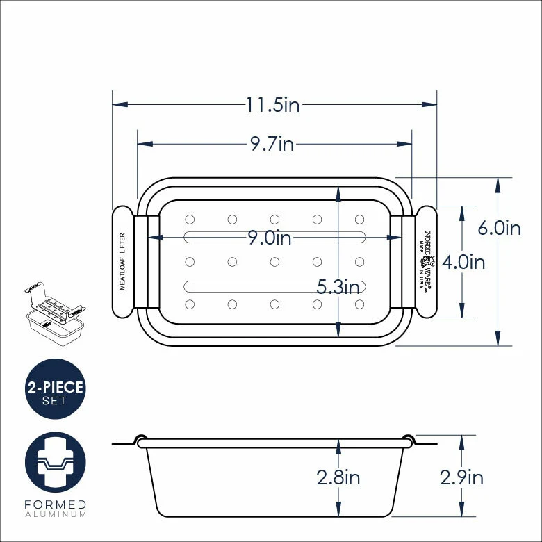 NordicWare - Meat Loaf Pan - Image 4
