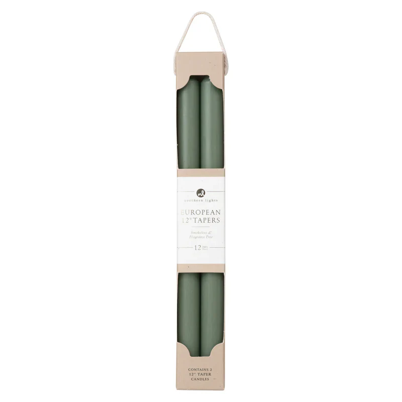Northern Lights Candles - Eucalyptus Tapers - Image 2