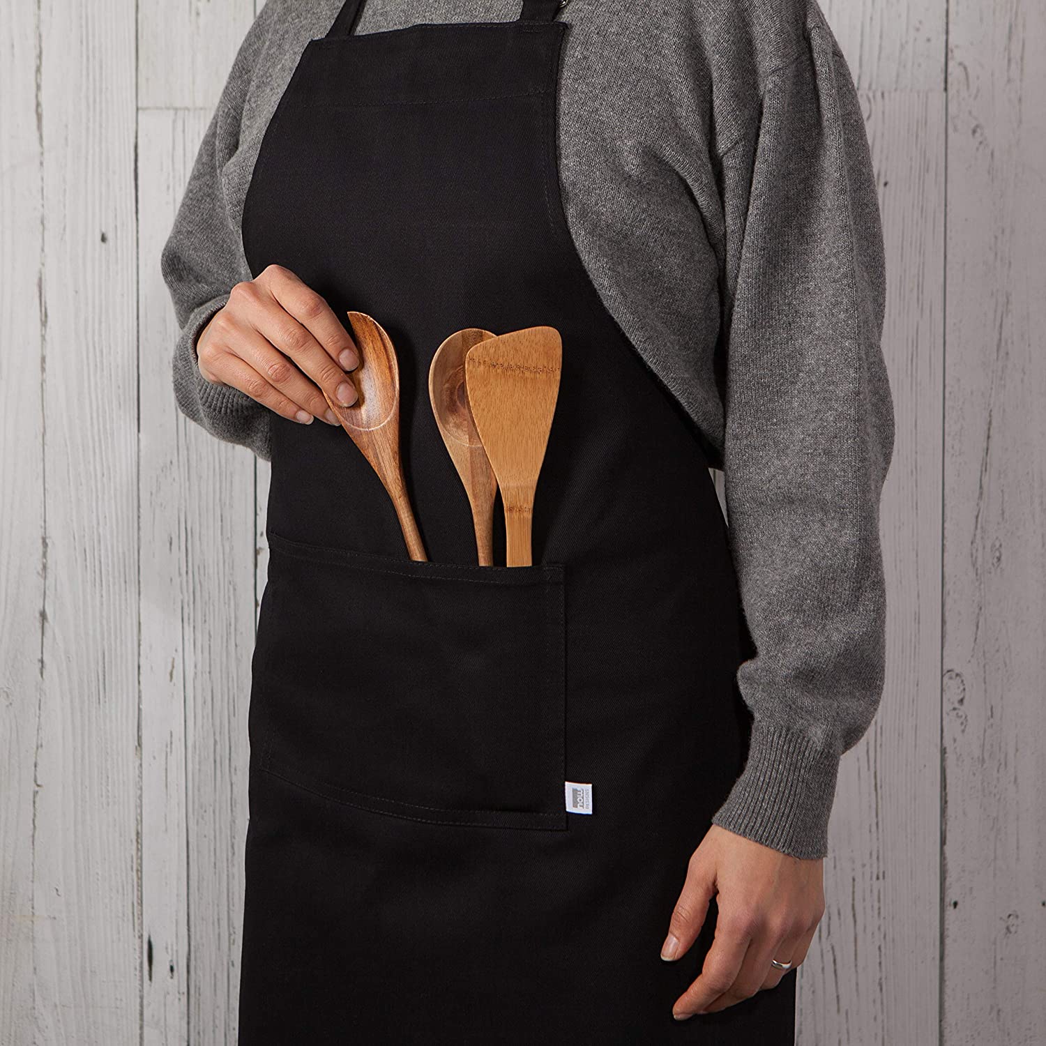Danica - Chef Apron, Black - Image 4