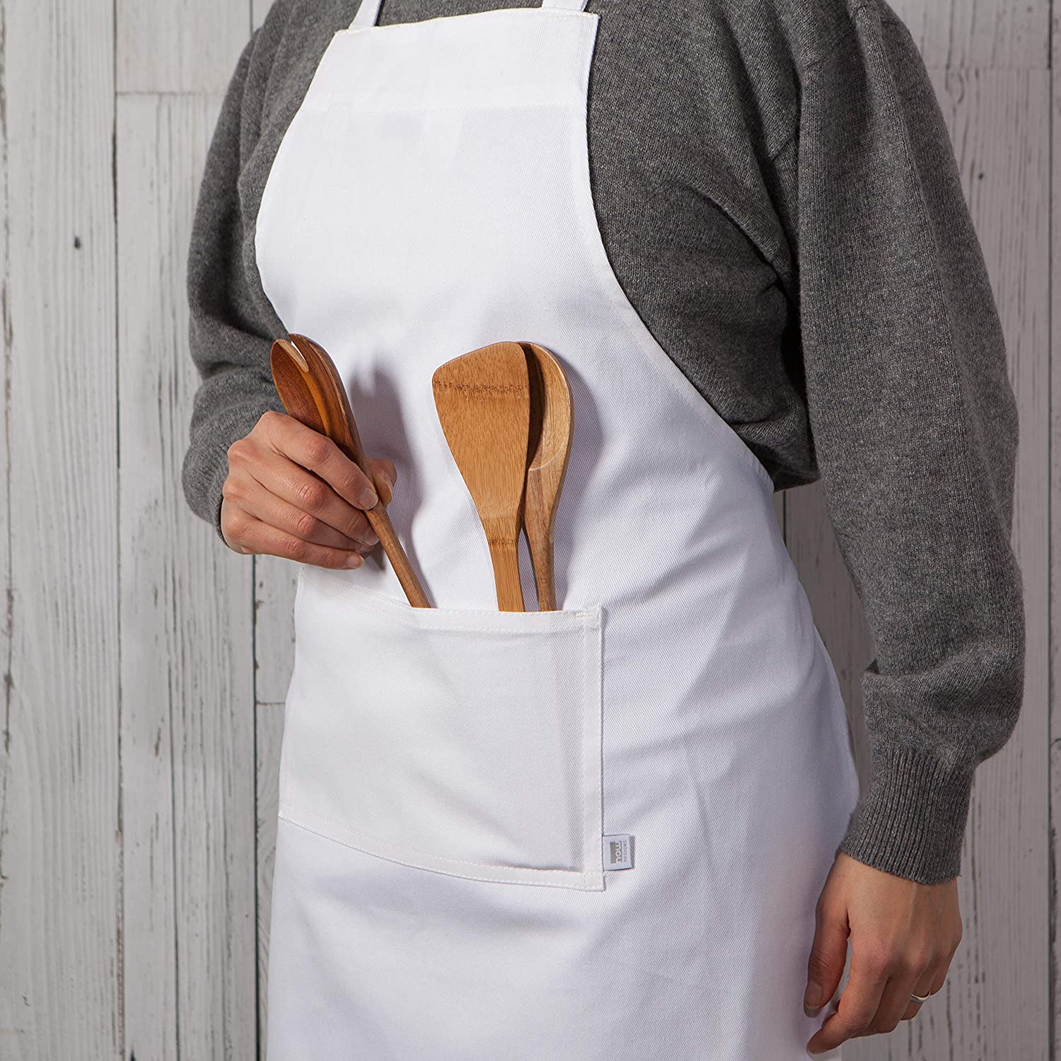 Danica - Chef Apron, White - Image 3