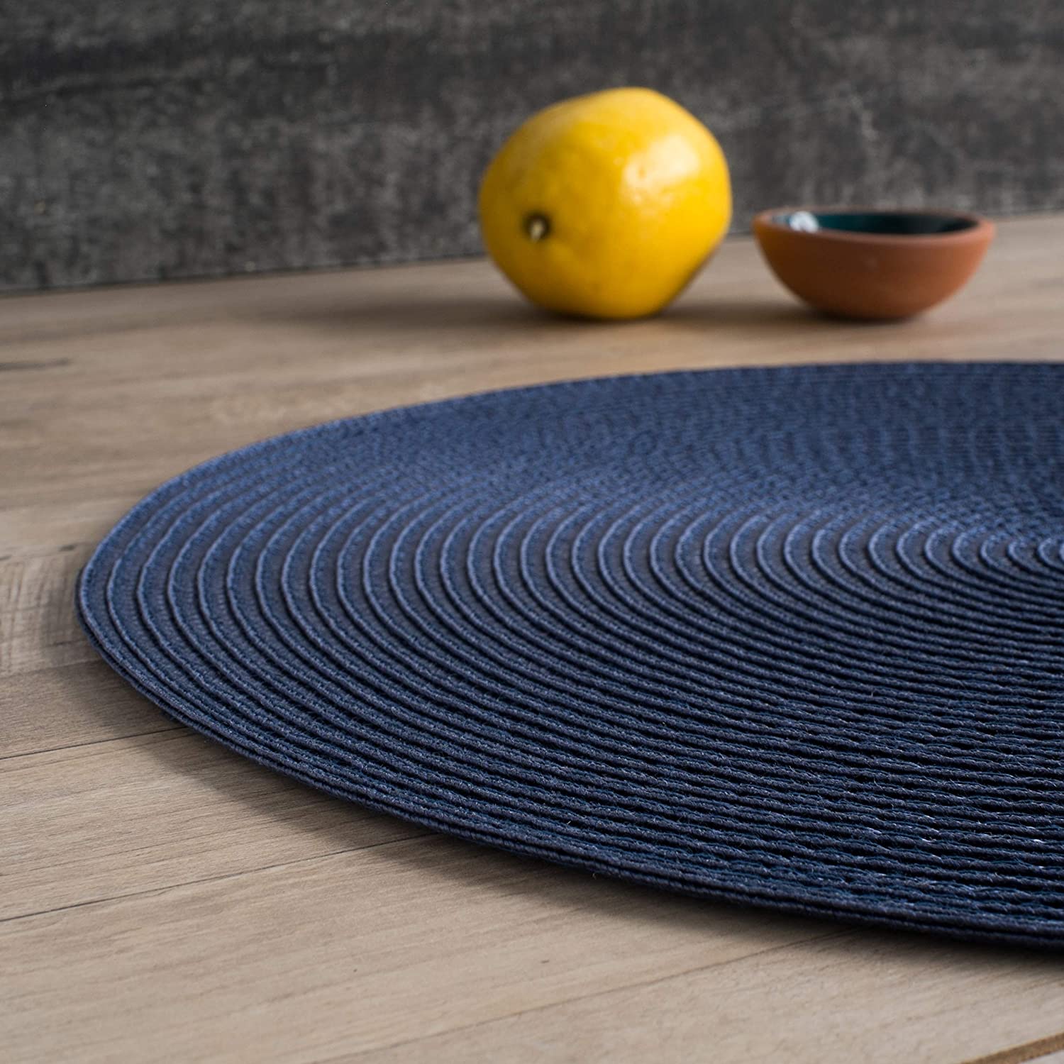 Danica - Disko Placemat, Indigo - Image 3