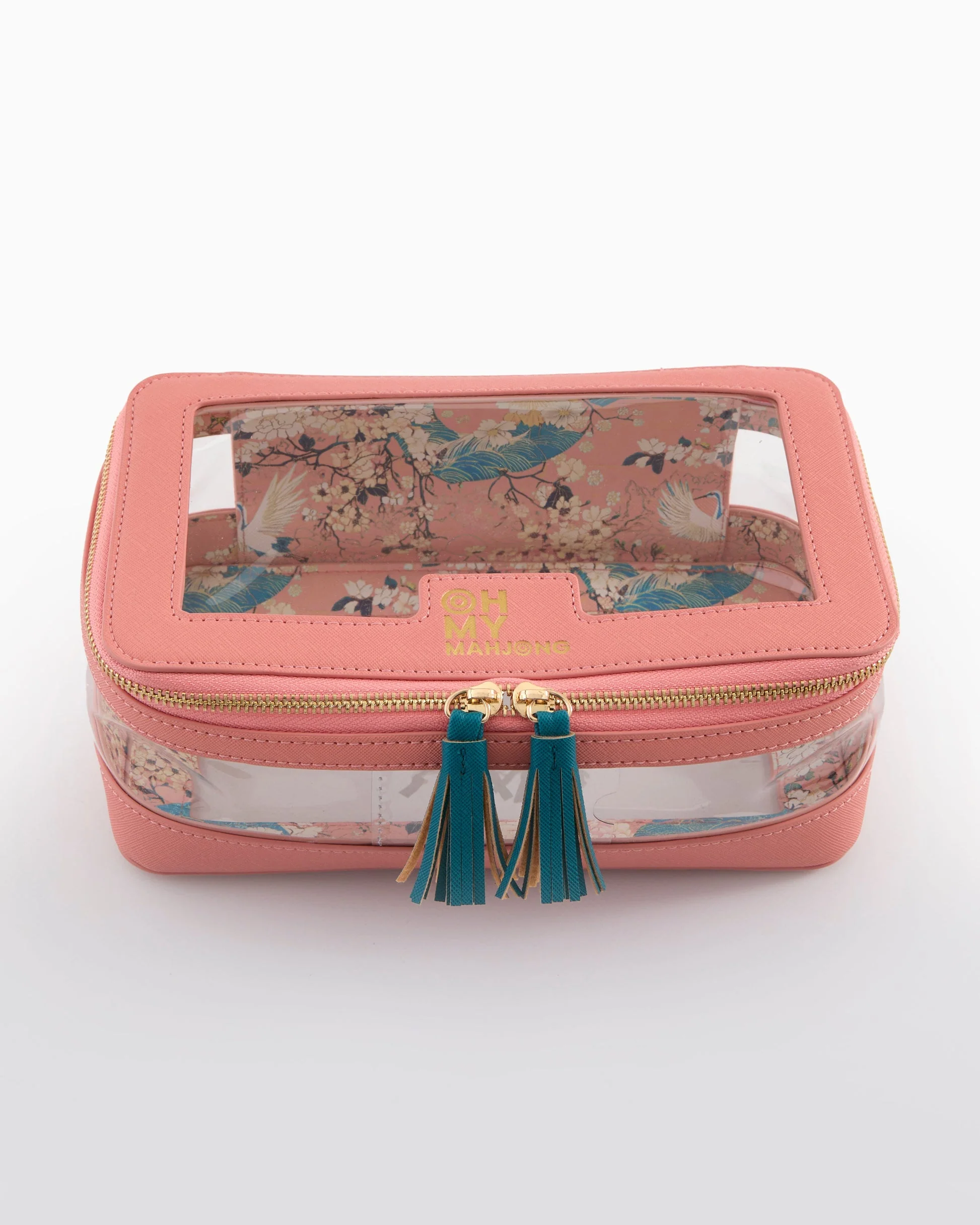 Oh My Mahjong - Coral Tile Storage Bag