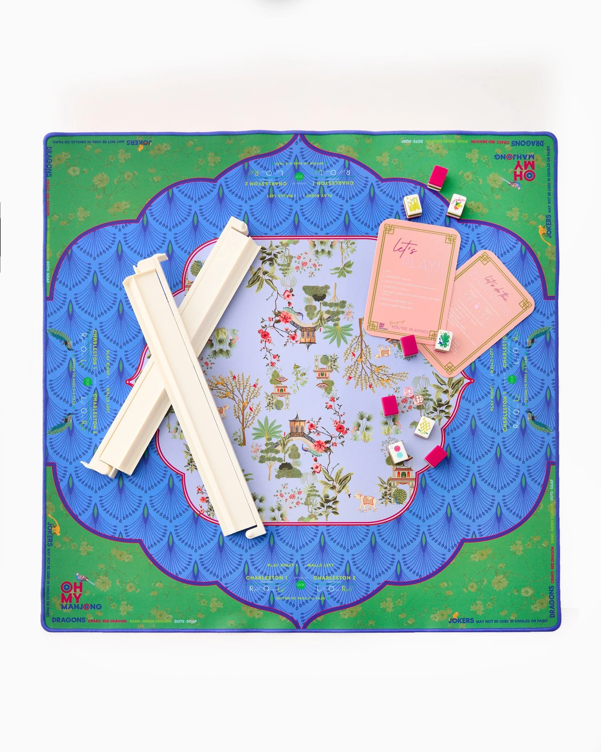 Oh My Mahjong - Darjeeling Mahjong Mat in Tube - Image 3