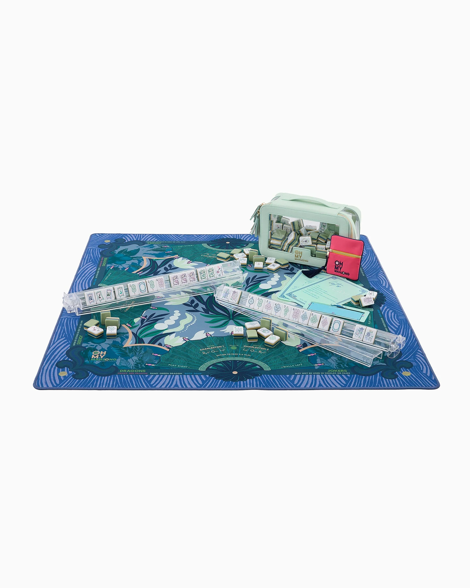 Oh My Mahjong - Jade Mahjong Mat in Tube - Image 3