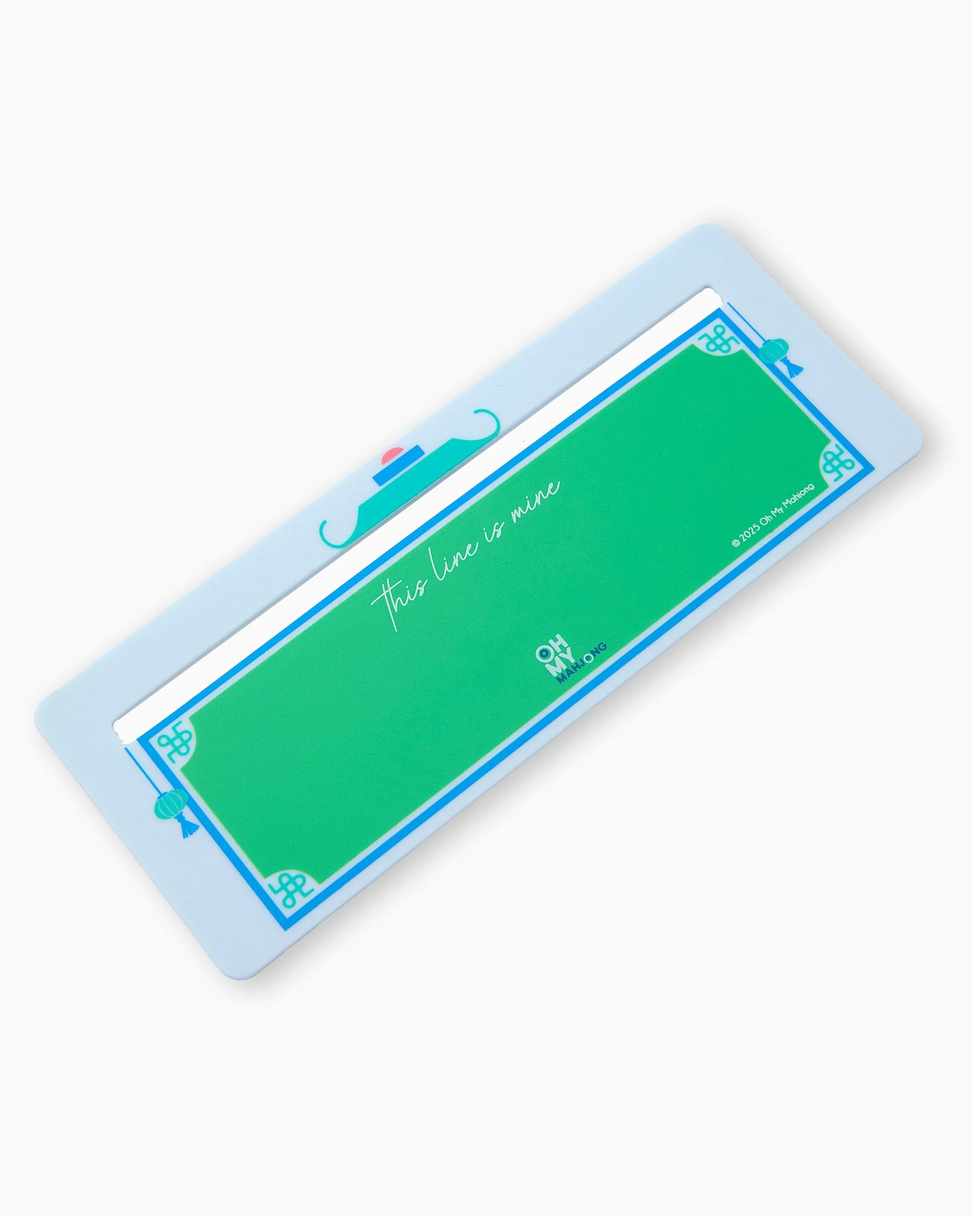 Oh My Mahjong - Light Blue Line Finder
