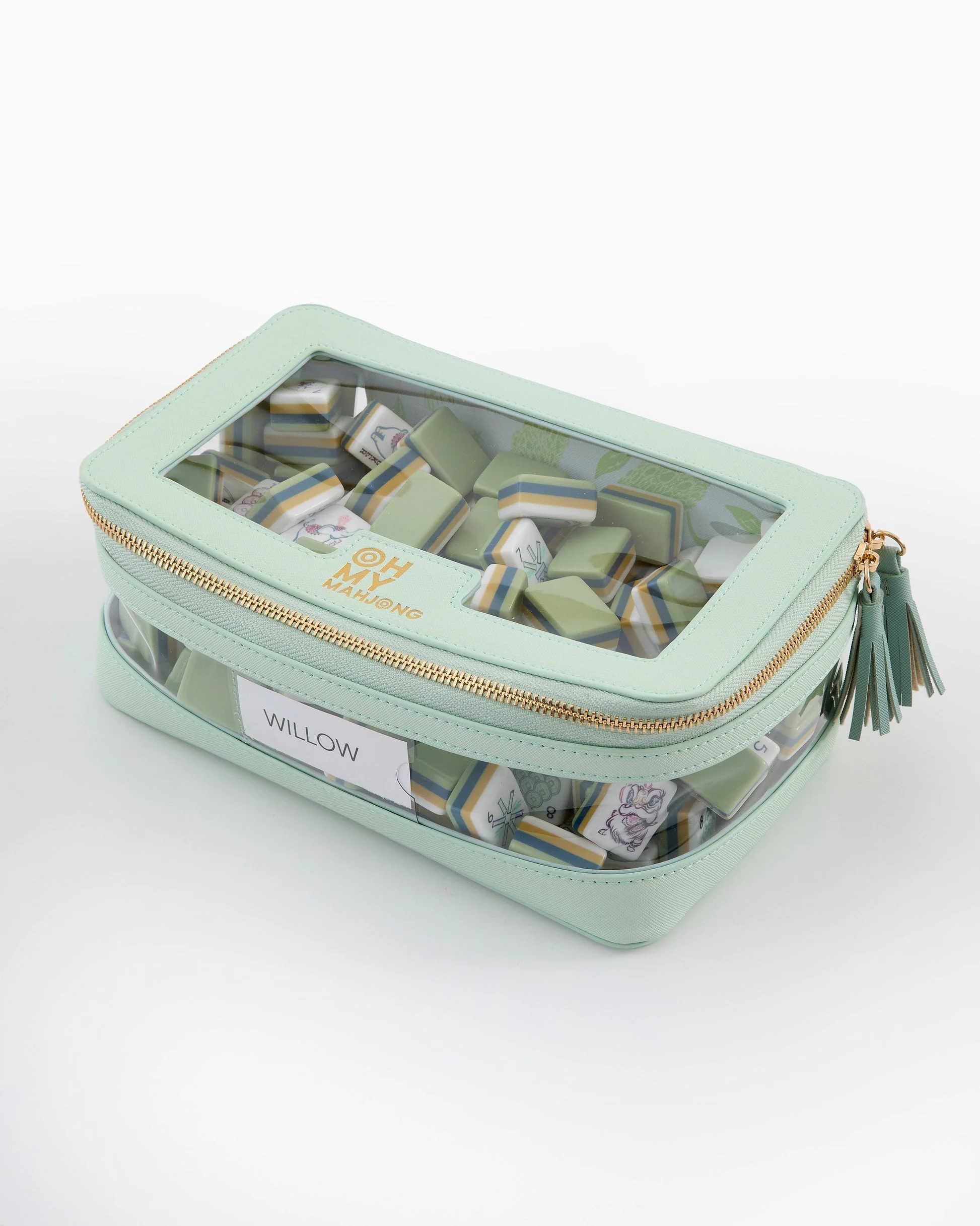 Oh My Mahjong - Mint Tile Storage Bag - Image 3