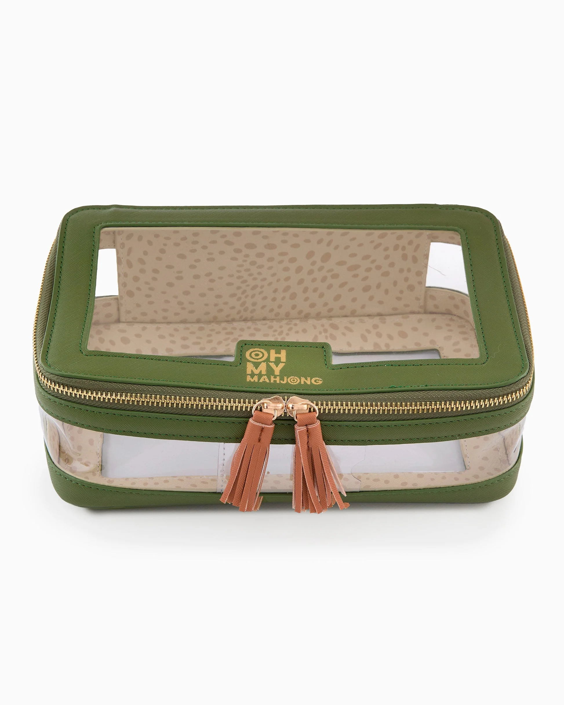 Oh My Mahjong - Olive Tile Storage Bag