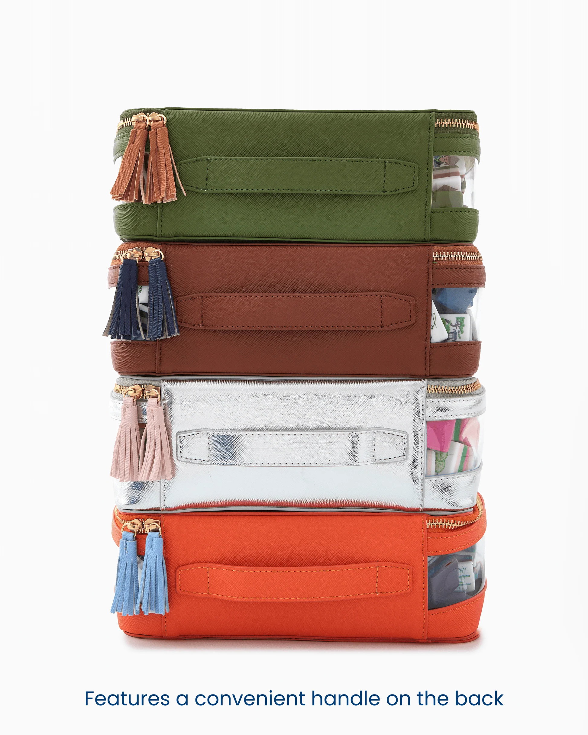 Oh My Mahjong - Olive Tile Storage Bag - Image 4